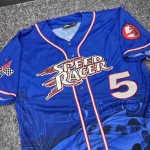 VINTAGE SPEED RACER Baseball Jersey Men’s Size XL RARE EUC